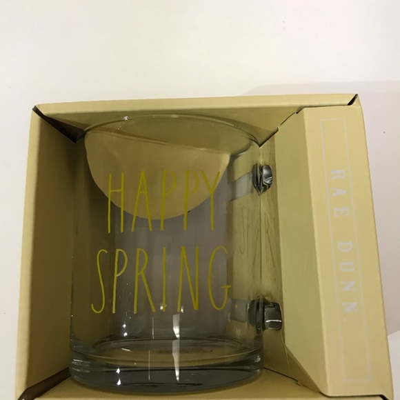 Rae Dunn glass mug - Picture 4 of 4